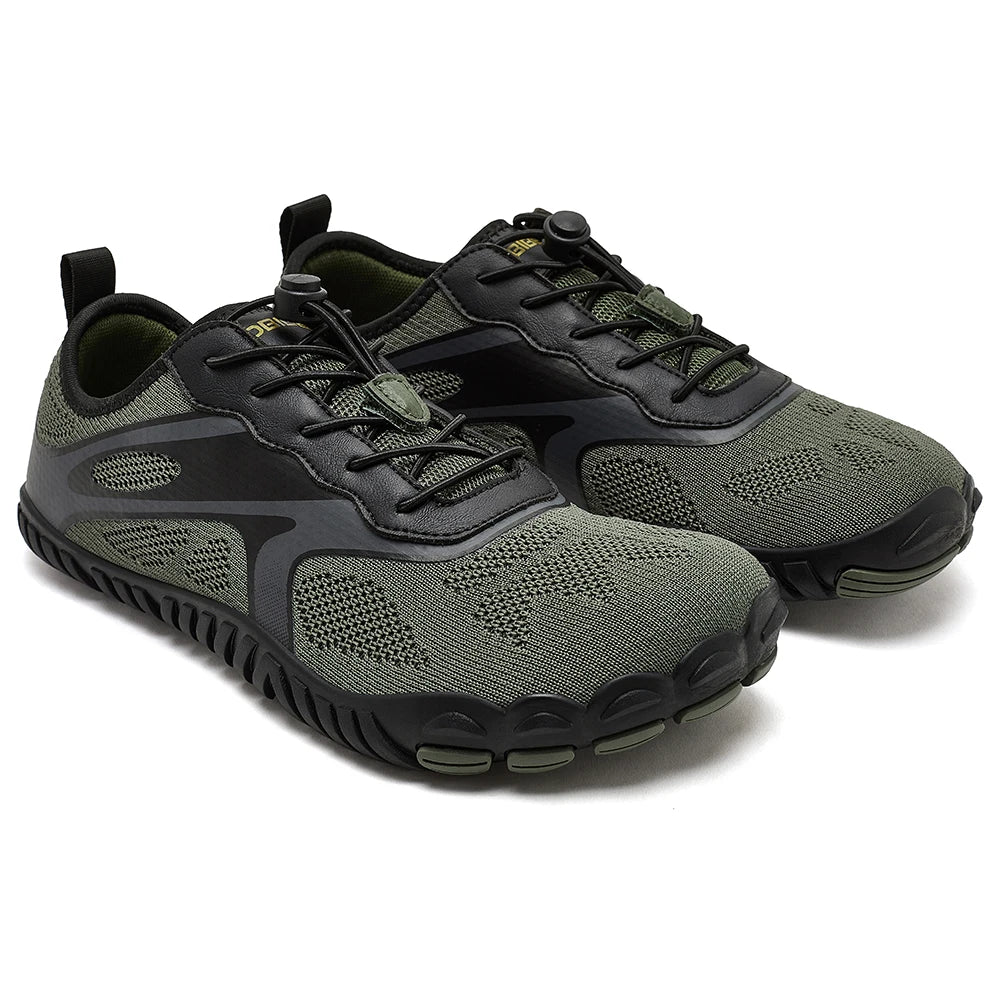 HOBIBEAR Unisex Barefoot Shoes for Men Women Wide Toe Beach Walking Sneakers Zero Drop Outdoor Elastic Band Running Shoes