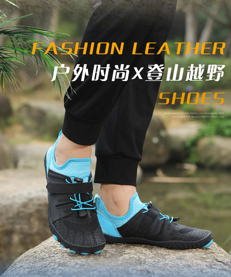 נעלי אקווה ייבוש מהיר נעלי חוף גברים נושמים סניקרס יחפים במעלה הזרם נעלי מים יוניסקס שחייה טיולים ספורט נעלי 36-48 #