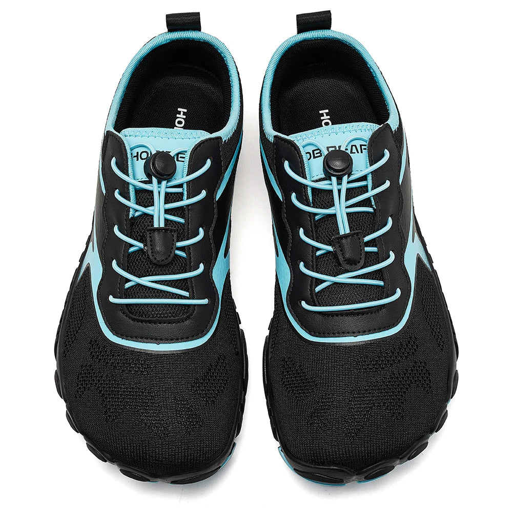 HOBIBEAR Unisex Barefoot Shoes for Men Women Wide Toe Beach Walking Sneakers Zero Drop Outdoor Elastic Band Running Shoes