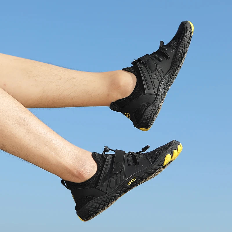 נעלי אקווה ייבוש מהיר נעלי חוף גברים נושמים סניקרס יחפים במעלה הזרם נעלי מים יוניסקס שחייה טיולים ספורט נעלי 36-48 #